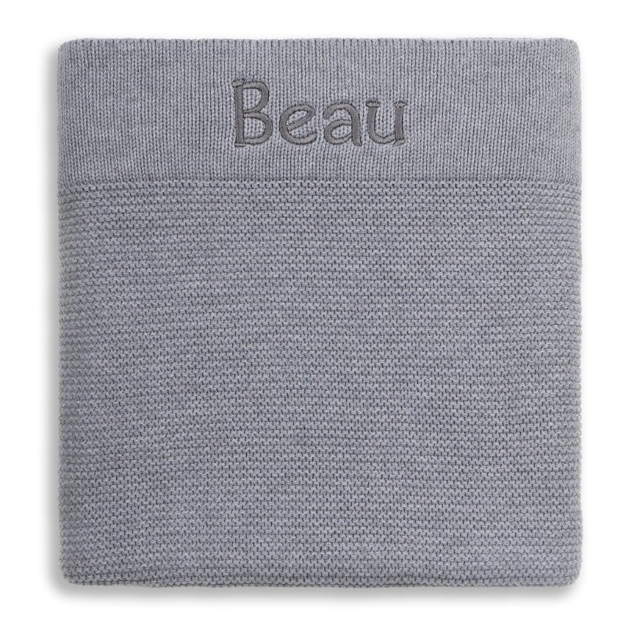 Blanket & Beanie Baby Gift Box - Grey - Image 2