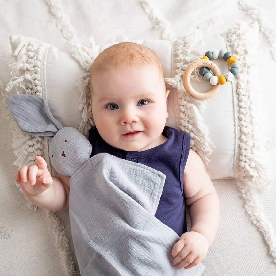 Bunny Muslin Comforter Grey - Image 2