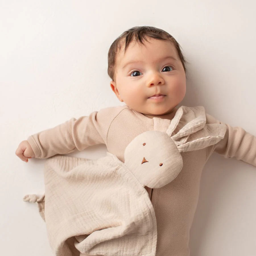 Bunny Muslin Comforter Taupe - Image 3