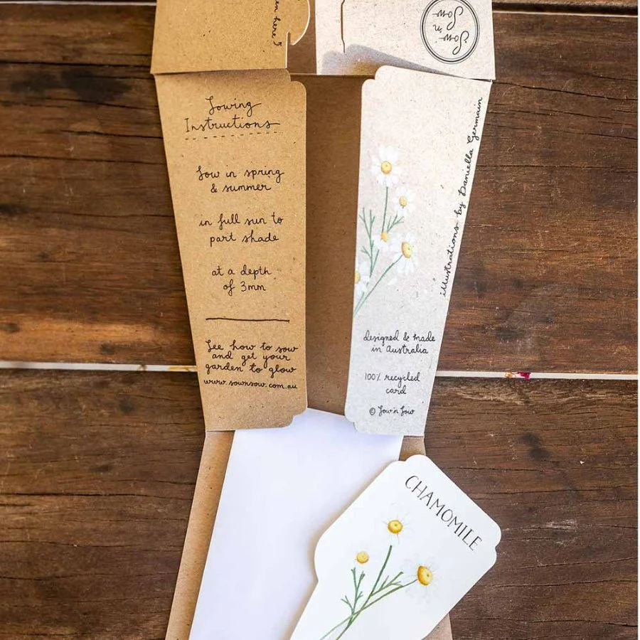 Chamomile Gift of Seeds Packet by Sow n' Sow - Image 4