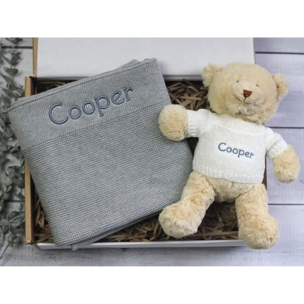 Cuddles Baby Gift Box Grey