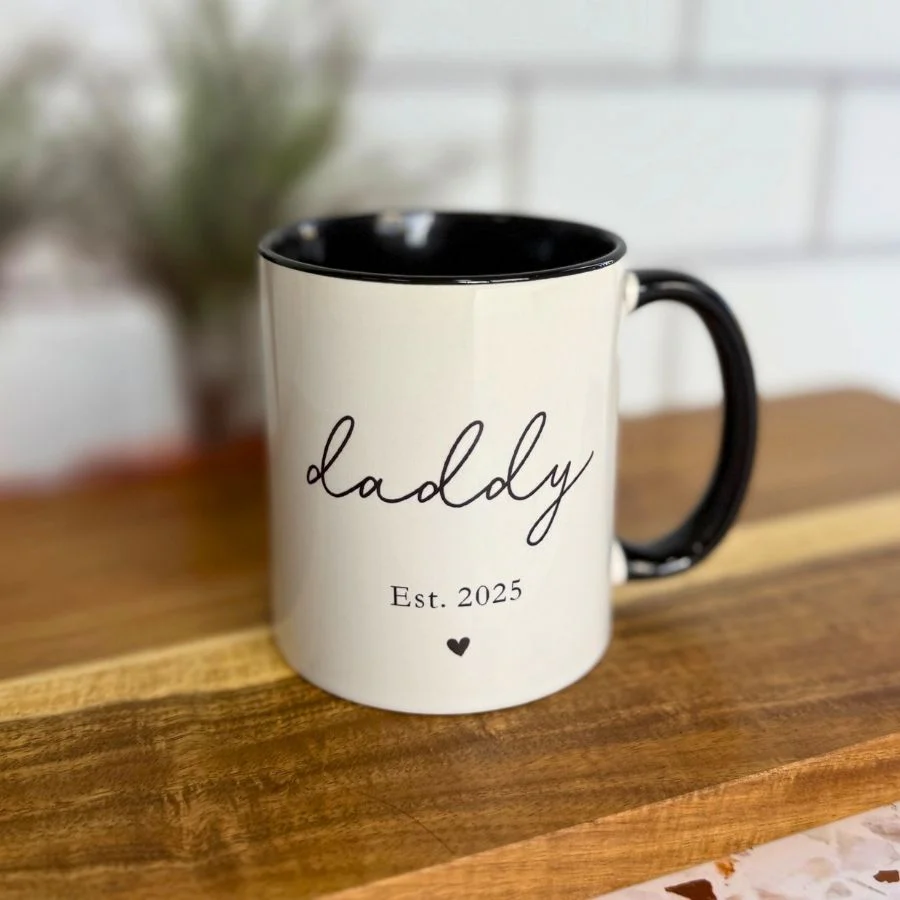 Personalised "Daddy" Est. Year – Ceramic Mug
