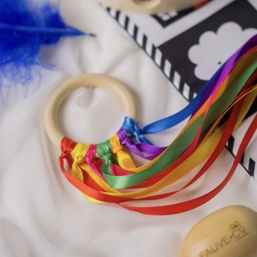 Dancing Ribbon Ring - Coloured