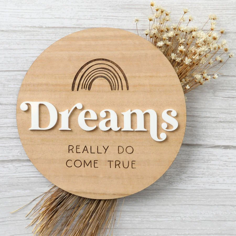 "Dreams really do come true" Pregnancy Announcement Disc - Image 2