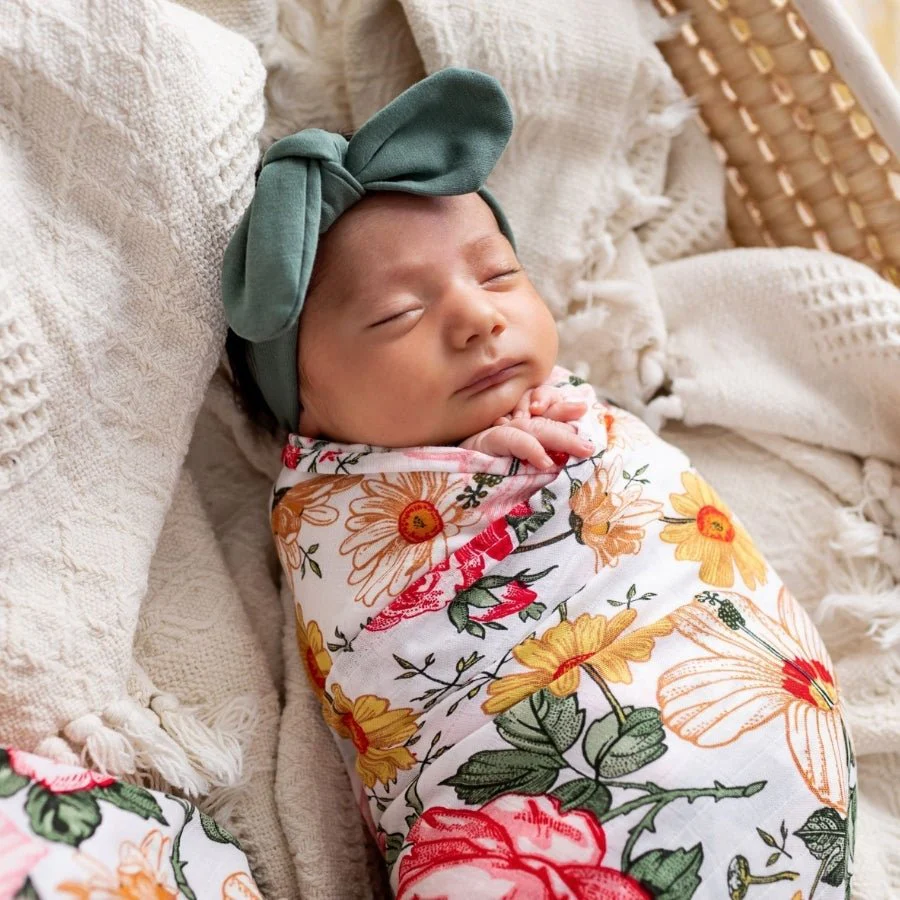 Evie Knotted Headband Sage - Image 3