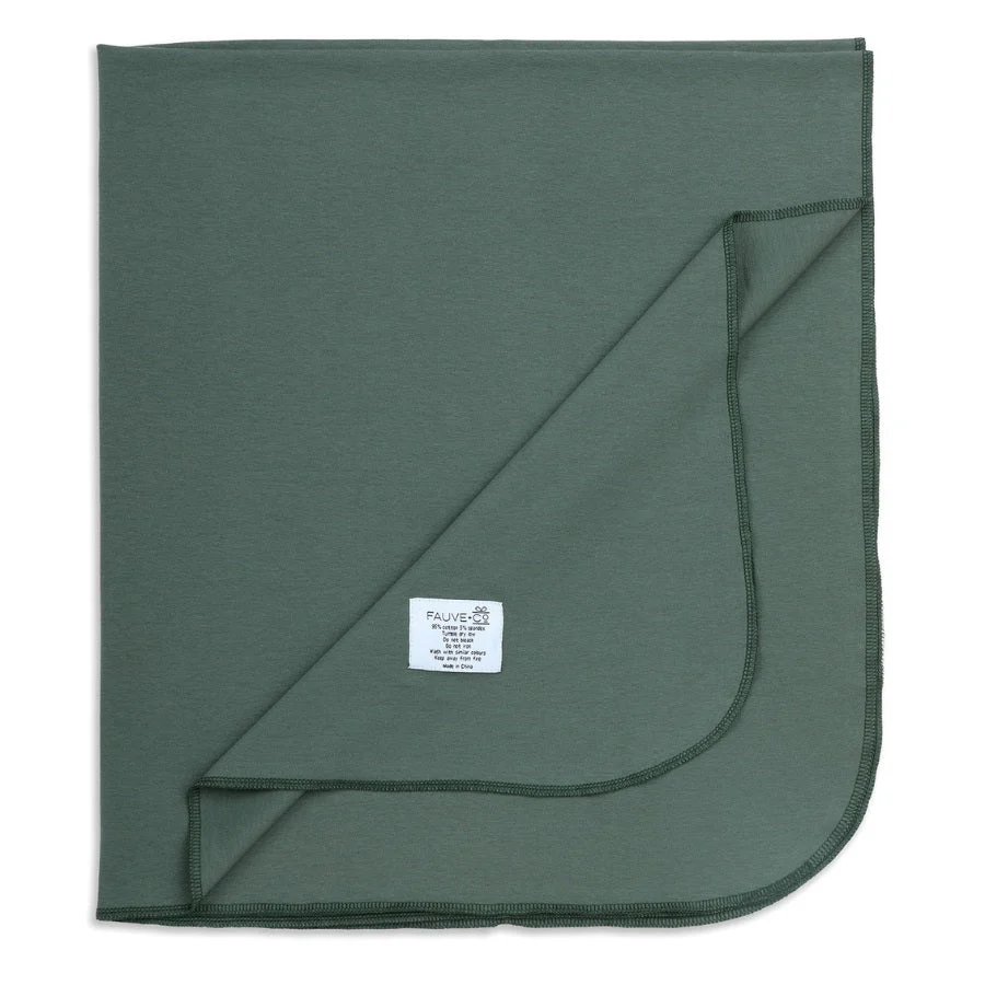 Evie Stretch Jersey Swaddle Sage - Image 2