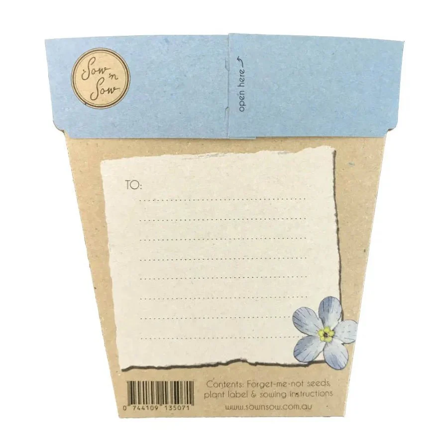 Forget-me-not Gift of Seeds Packet by Sow n' Sow - Image 2