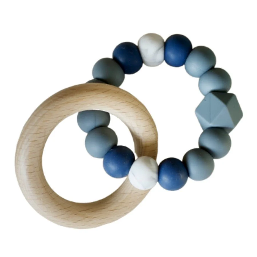 Halo Teething Ring Azure