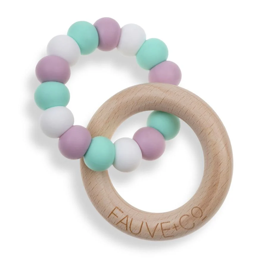 Halo Teething Ring Lotus