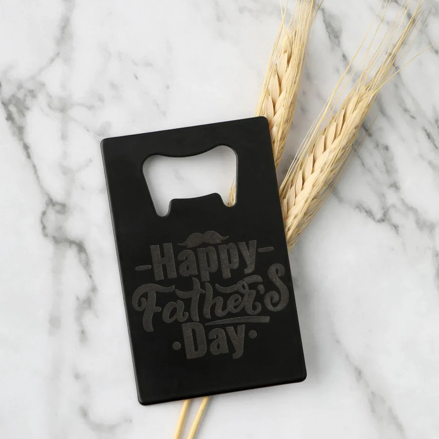 Happy Father's Day Rectangular Bottle Opener
