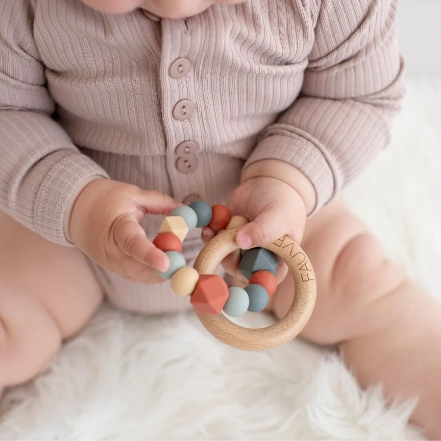 Hex Teething Ring Starfish - Image 3