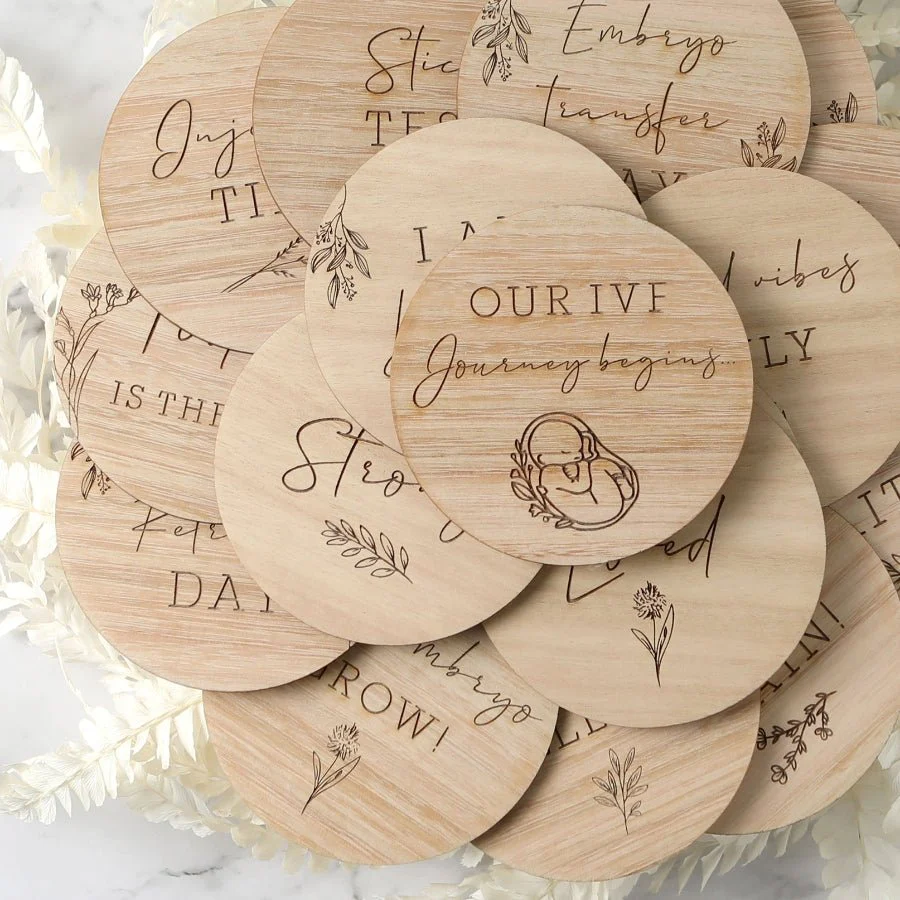 IVF Wooden Milestone Disc Set - Image 3
