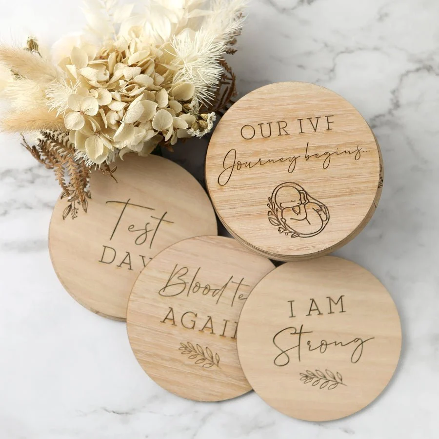 IVF Wooden Milestone Disc Set - Image 4