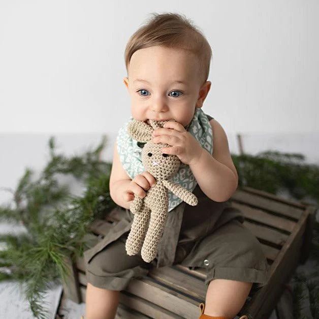 Lulu Crochet Bunny Taupe - Image 3