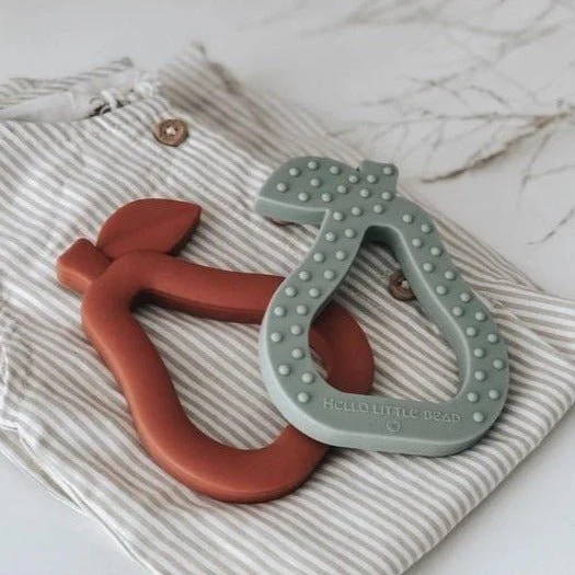 Pear Teether - Terracotta - Image 4