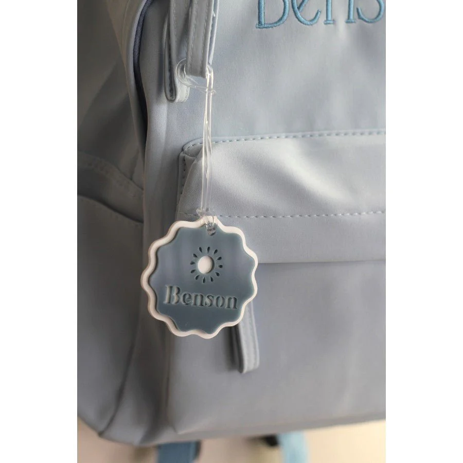 Personalised Acrylic Bag Tag - Scalloped - Image 6