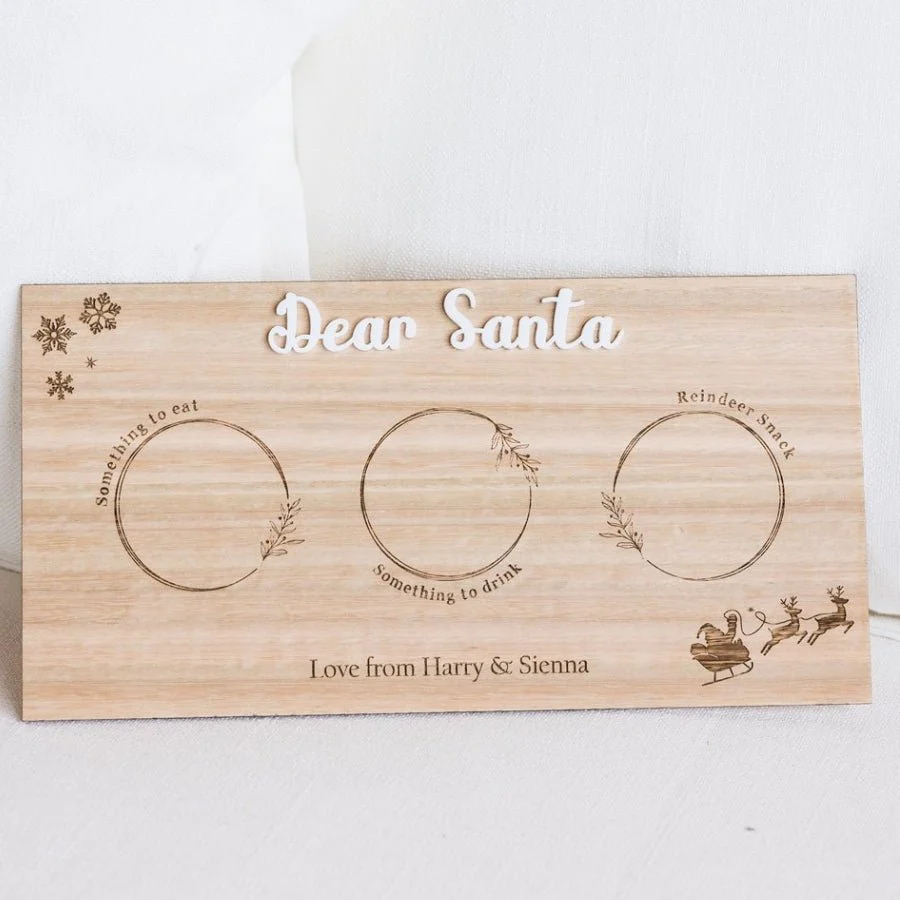 Personalised Christmas Treats Board - Dear Santa - Image 3
