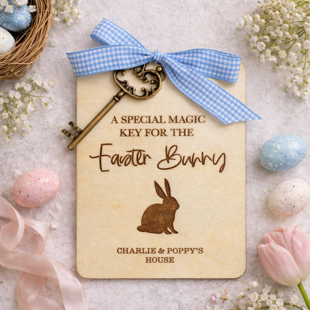Personalised Easter Bunny Magic Key - Bunny - Image 3