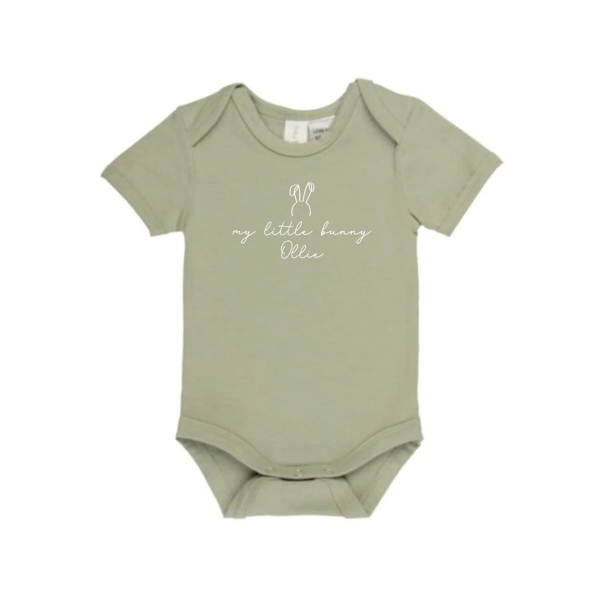 Personalised My Little Bunny Romper - Image 3