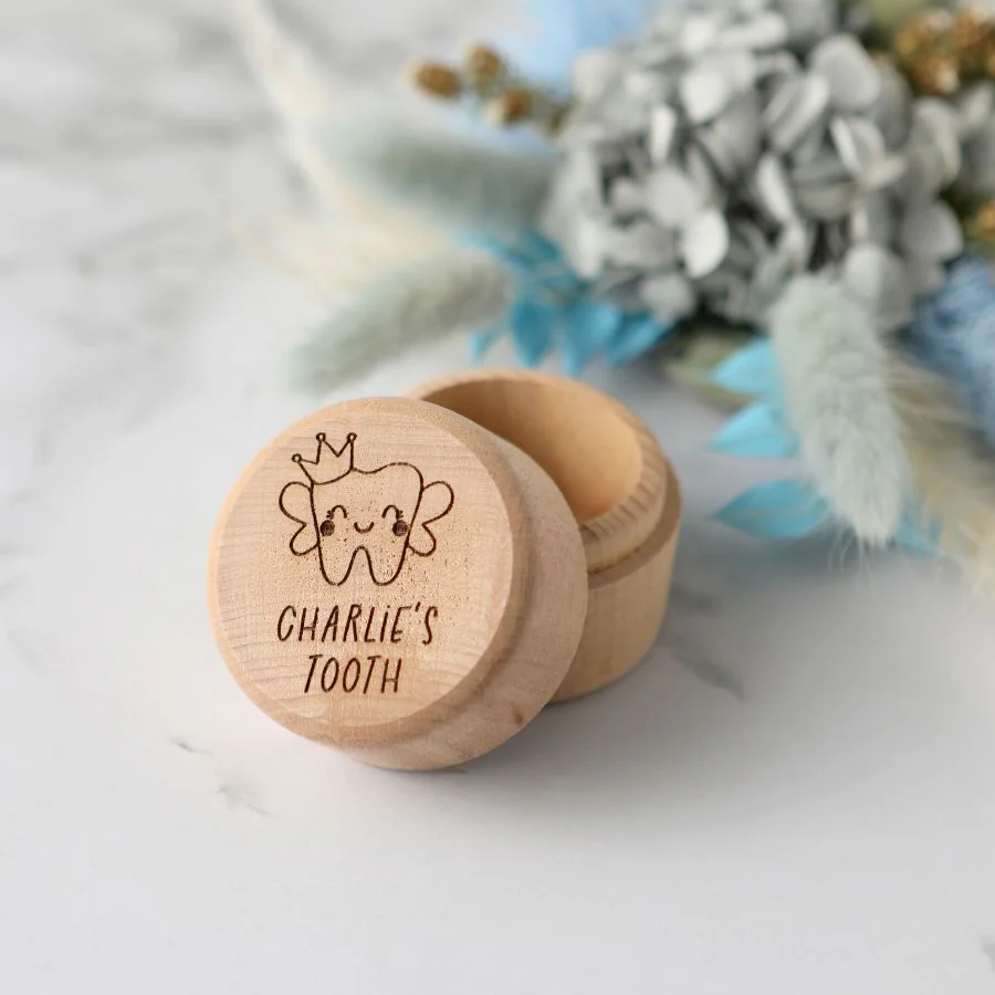 Personalised Tooth Fairy Box - Crown - Image 3