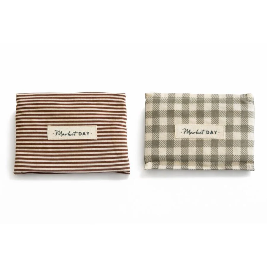 Piper Folding Cotton Tote 38x37cm Assorted