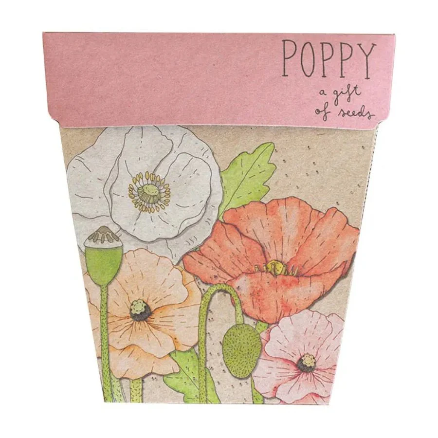 Poppy Gift of Seeds Packet by Sow n' Sow