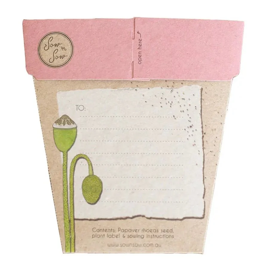 Poppy Gift of Seeds Packet by Sow n' Sow - Image 2