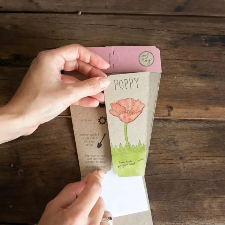 Poppy Gift of Seeds Packet by Sow n' Sow - Image 4