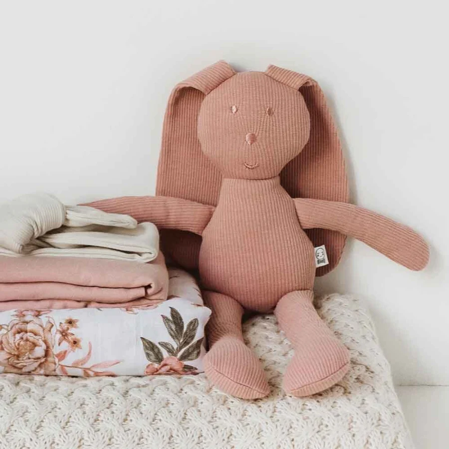 Snuggle Hunny Organic Bunny - Rose - Image 2