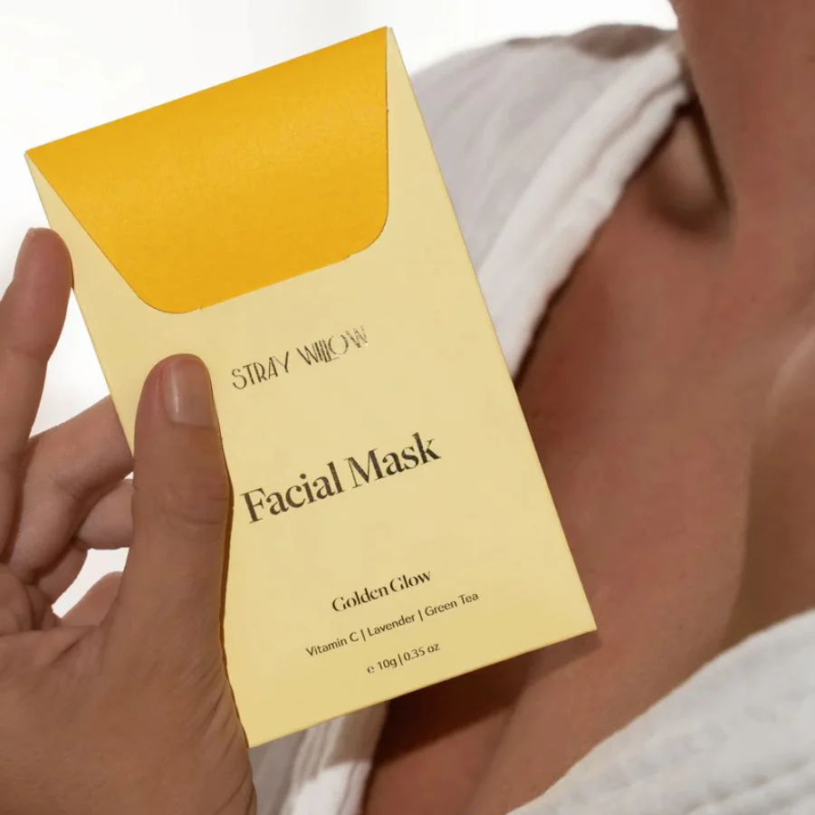 Stray Willow Facial Mask - Golden Glow - Image 2