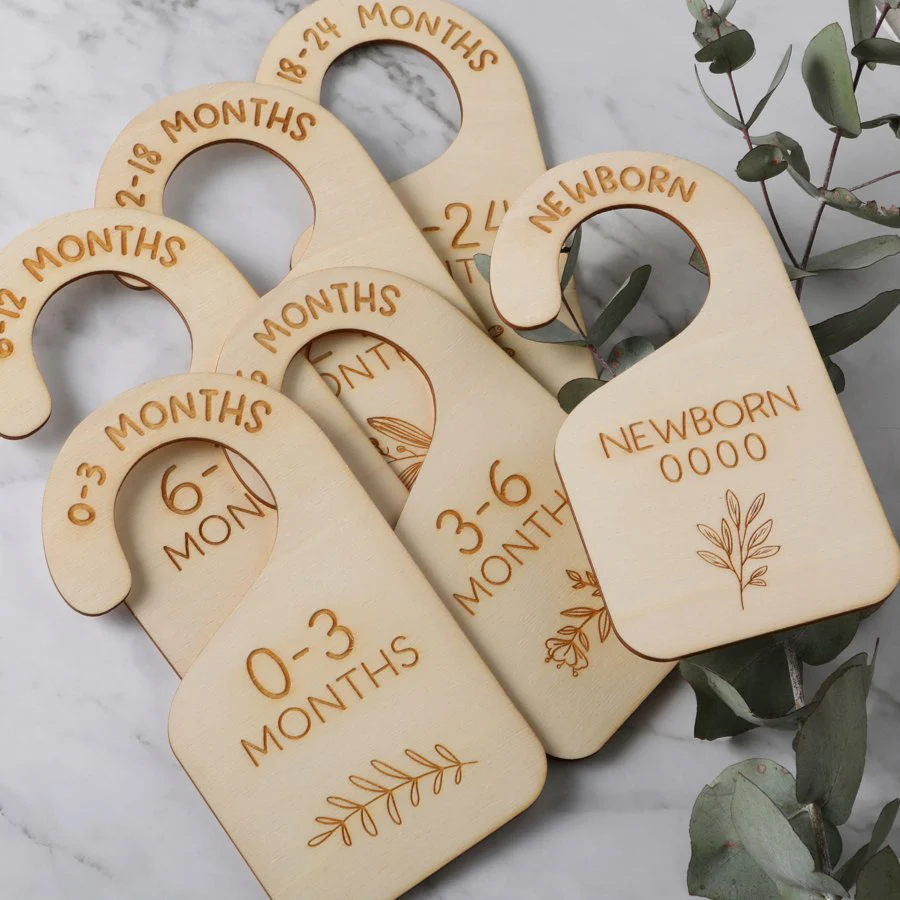 Timber Wardrobe Dividers - Foliage