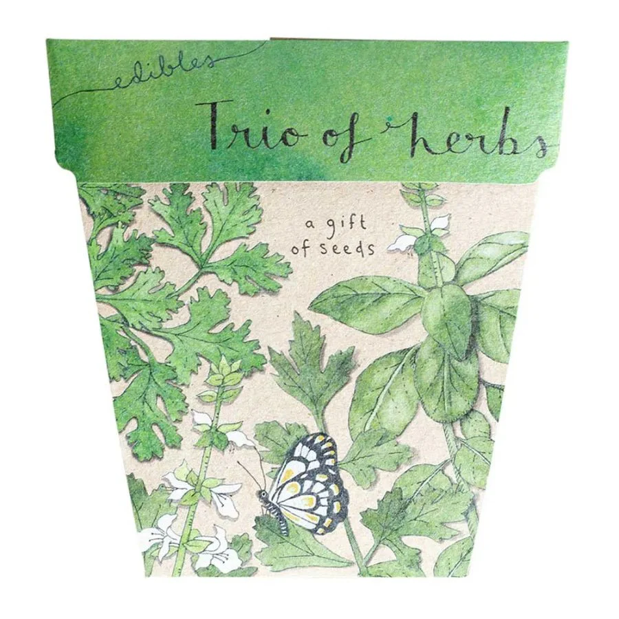 Trio of Herbs Gift of Seeds Packet by Sow n' Sow