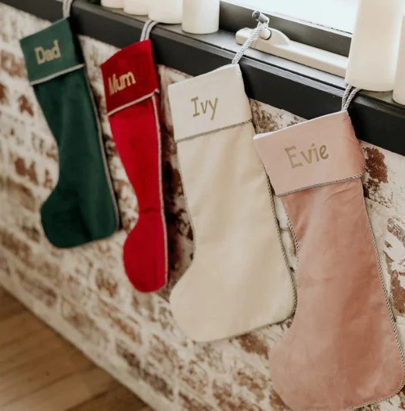 Velvet Stocking & Reindeer Christmas Gift Box - Image 3